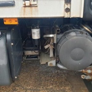 foto EUR5 Volvo 7.5m 19.5t bett lowdeck-kuplung luft seil FE320 pritsche