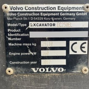 foto Volvo EC250E L